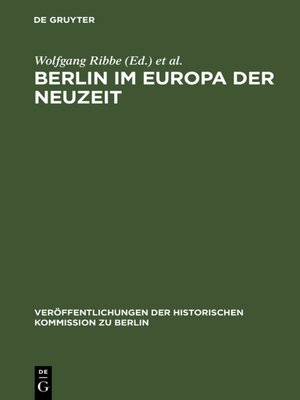 cover image of Berlin im Europa der Neuzeit